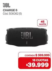 JBL - CHARGE 6 Cód. 506062 (5)