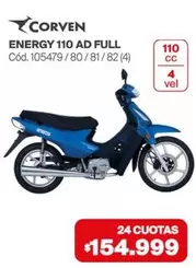 Corven - ENERGY 110 AD FULL Cód. 105479 / 80 / 81 / 82 (4)