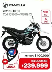 Zanella - ZR 150 OHC Cód. 105866 + 102812 (13)