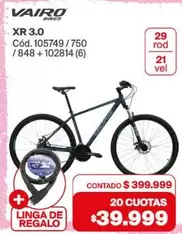 XR 3.0 Cód. 105749 / 750 /848 + 102814 (6)