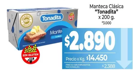 Tonadita - Manteca Clásica