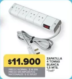 Blanca - ZAPATILLA 4 TOMAS BLANCA