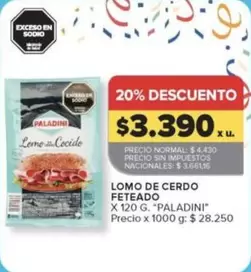 Paladini - LOMO DE CERDO FETEADO