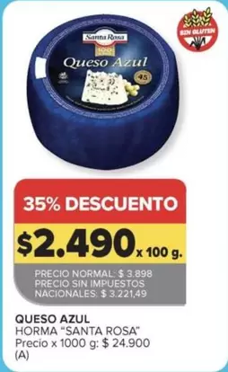 santa Rosa - Queso Azul