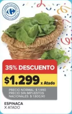 Carrefour - ESPINACA