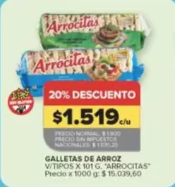 X$ - GALLETAS DE ARROZ