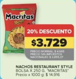 Macritas - NACHOS RESTAURANT STYLE