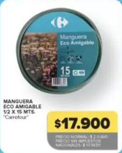 Carrefour - Manguera Eco Amigable 1/2 X 15 Mts