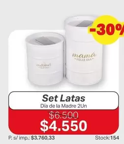 Dia - Set Latas