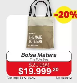 Bolsa Matera The Tote Bag
