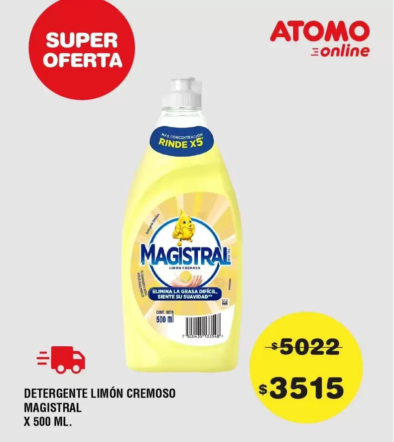Magistral - DETERGENTE LIMÓN CREMOSO
