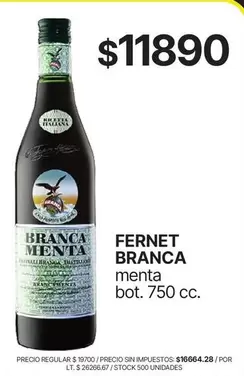 Fernet Branca - FERNET BRANCA menta