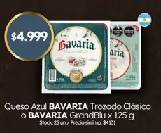 Bavaria - Queso Azul Trozado Clásico o GrandBlu