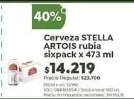 Stella Artois - Cerveza rubia sixpack