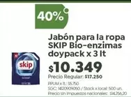 Skip - Jabón para la ropa Bio-enzimas doypack