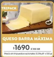Máxima - QUESO BARRA