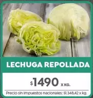 X$ - LECHUGA REPOLLADA