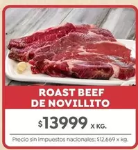X$ - ROAST BEEF DE NOVILLITO