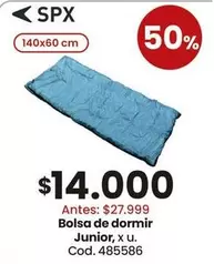 X$ - Bolsa de dormir Junior, x u. Cod. 485586