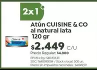 X$ - Atún al natural lata