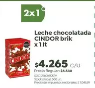 Cindor - Leche chocolatada brik