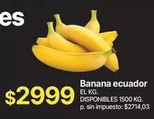 Banana ecuador