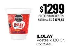 Ilolay - Postre x 120 Gr. Cód:23431