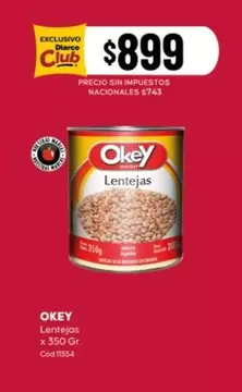 Okey - Lentejas