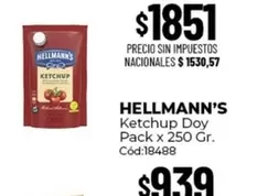 Hellmann's - Ketchup Doy Pack