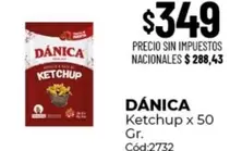 Dánica - Ketchup x 50 Gr. Cód 2752