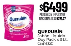 Querubin - Jabón Líquido Doy Pack