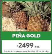 X$ - PIÑA GOLD