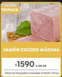 X$ - JAMÓN COCIDO MÁXIMA