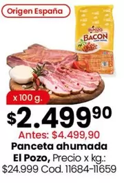 Origen - Panceta ahumada