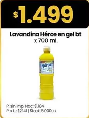 X$ - Lavandina en gel bt
