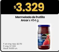 Arcor - Mermelada de frutilla