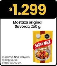 Savora - Mostaza original