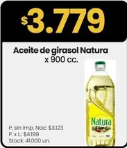 Natura - Aceite de girasol