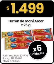Arcor - Turron de maní