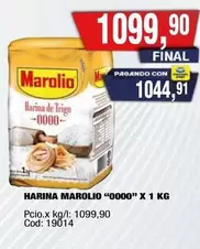 Marolio - Harina de Trigo "0000" X 1 KG