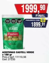 Castell - ACEITUNAS CASTELL VERDE