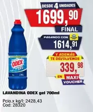 odex - LAVANDINA ODEX gel 700ml
