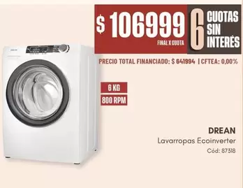 Drean - Lavarropas EcoInverter