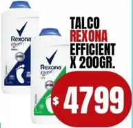 Rexona - TALCO EFFICIENT