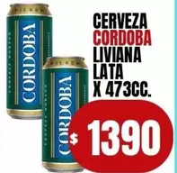 Córdoba - CERVEZA LIVIANA LATA