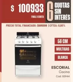 Escorial - Cocina ESCORIAL Cód: 85944