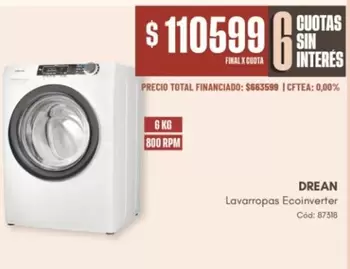 Drean - Lavavajillas Ecoinverter