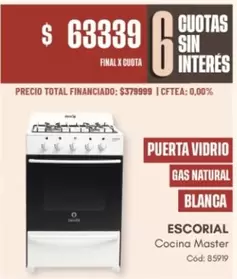 Escorial - Cocina Master