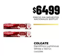 Colgate - Dentrico Luminous White