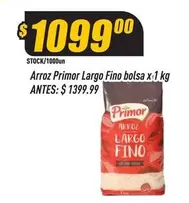 Primor - Arroz Largo Fino bolsa